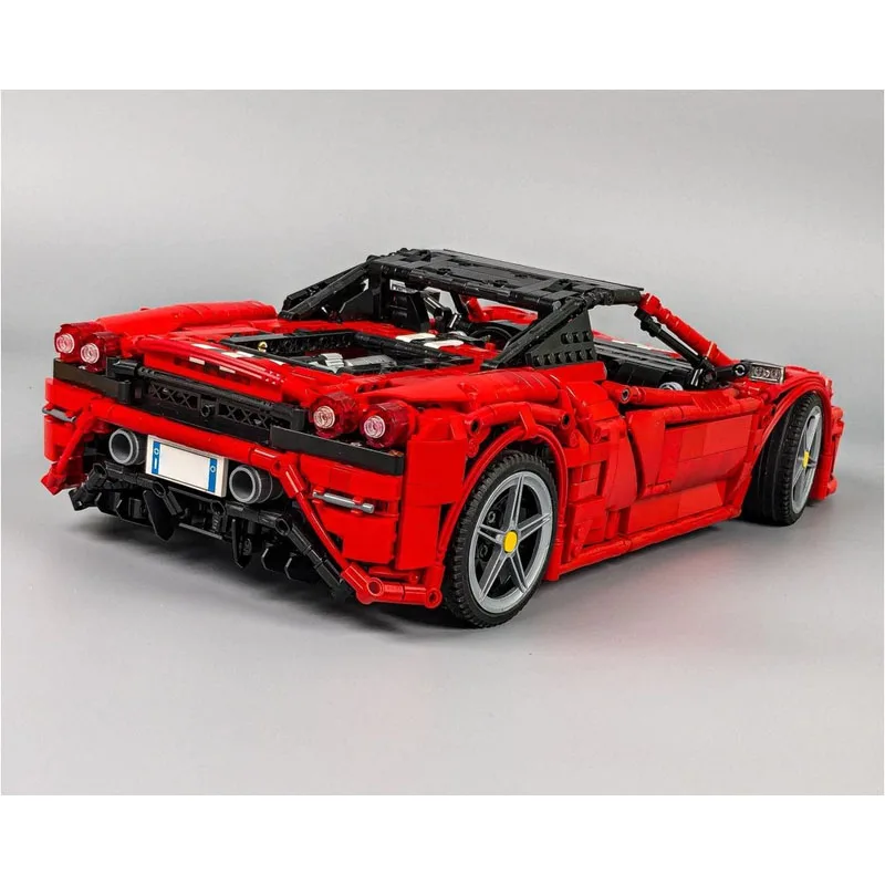 MOC-212737 красный новый F430 суперкар гоночный строительный блок модель 2987 PartsMOC креативный мальчик детский день рождения строительные блоки игрушка в подарок