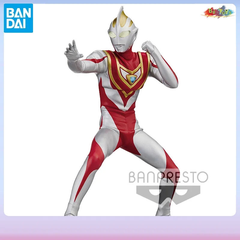 

Оригинальная оригинальная статуя в наличии Bandai Ultraman Gaia Hero V1 аниме подвижная Коллекция Рисунок от руки праздничный подарок законченный