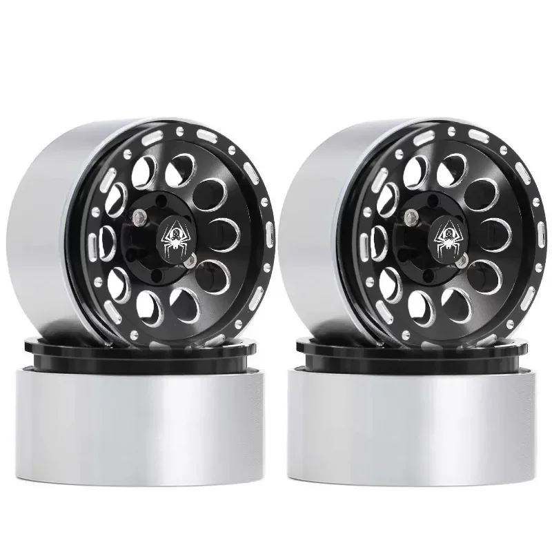 

4Pcs Aluminum Classic 1.9 Beadlock Wheels Rim for 1/10 RC Car Crawler Axial SCX10 TRX4 Bronco MST CFX 86100 YK4102 TF2