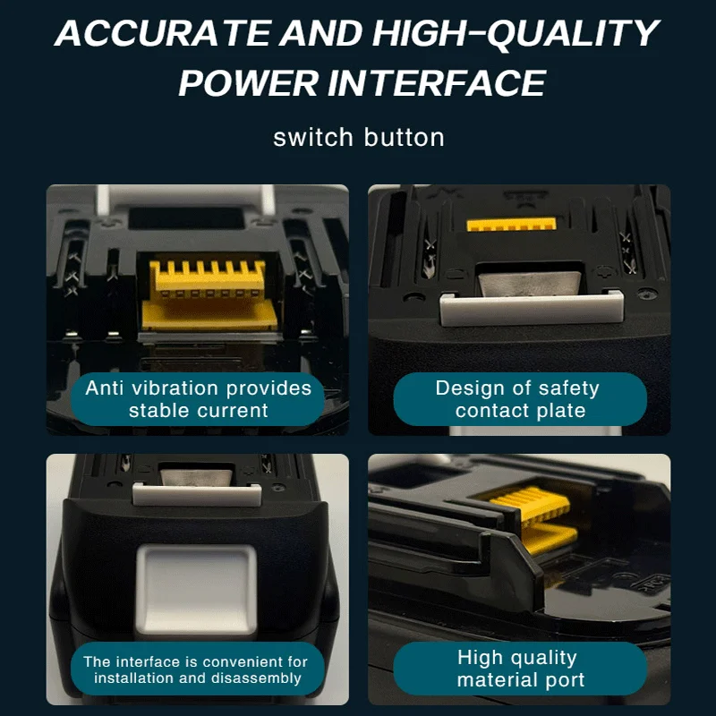 100% original novo genuíno 18v 6.0ah bateria recarregável para makita bl1860b bl1850b dtw700 dhp487 substituível led íon de lítio
