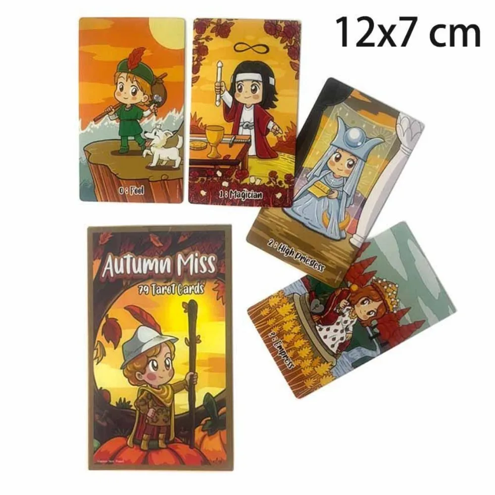 Autumn Miss Tarot 12x7 cm Card Game