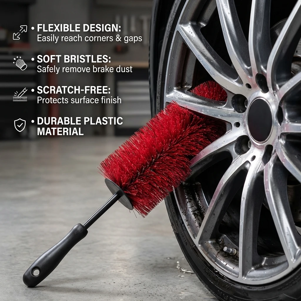 แปรงล้างล้อรถยนต์อเนกประสงค์ 4 - Interior Detailing Kit บทวิจารณ์และราคา