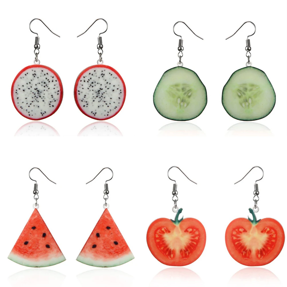 

The Summer Tomato Earrings Fruitful Statement for Trendy Fashion Earbob
