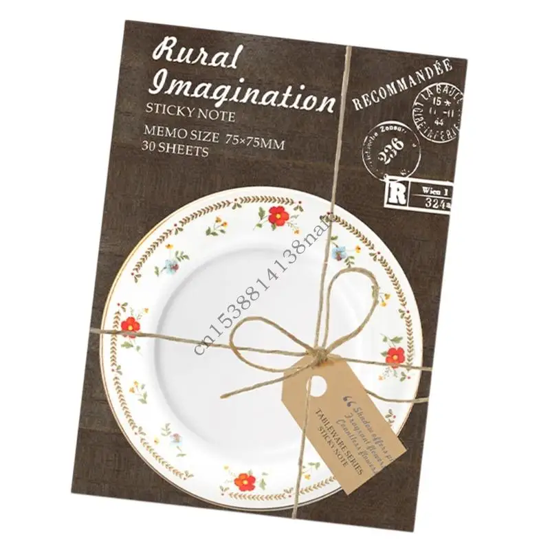 594F Creative Note Pad Pad Adhesive Note Bowl and Band Series Memos Pad