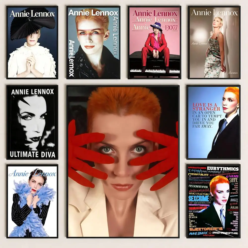 music Annie Lennox Poster Poster HD Printing Cozy and Warm Style for Home Decor for Bedrooms Cafes Gift Giving