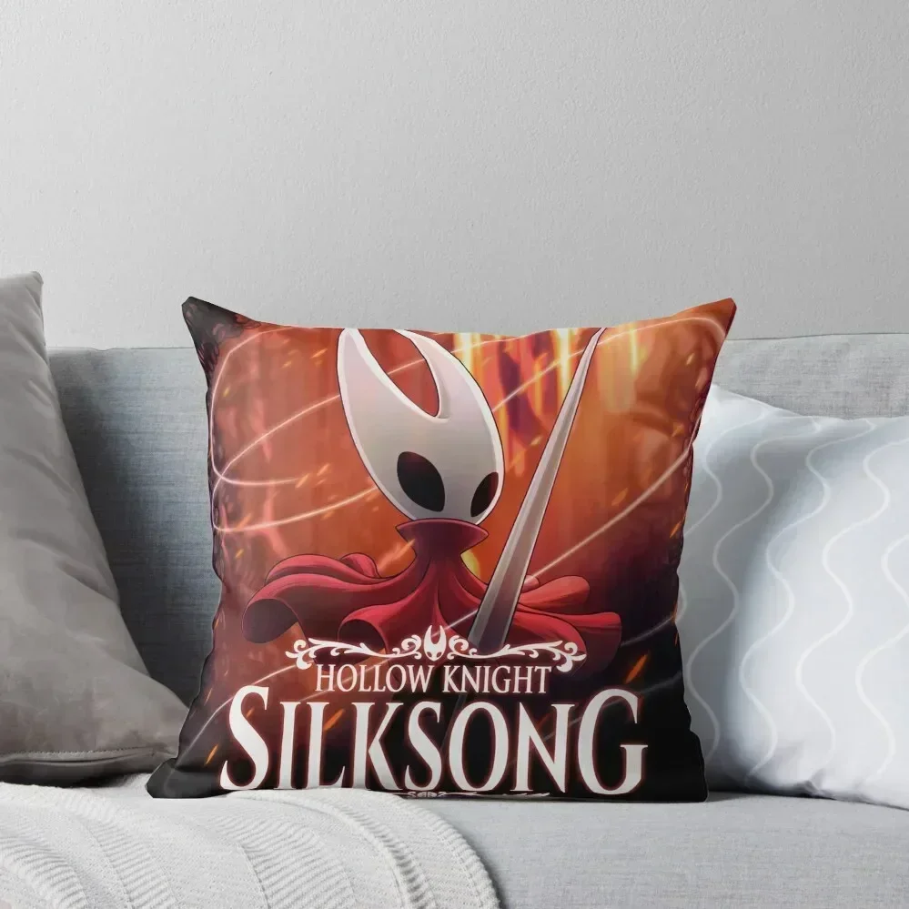 

Hollow Knight Silksong Throw Pillow Embroidered Cushion Cover home decor items pillow