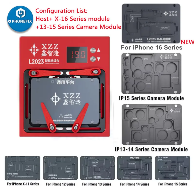 XZZ Xinzhizao L2023 Intelligent Desoldering Preheating Station for iPhone X -16 Pro Max Android CPU Camera Face ID Repair Tool