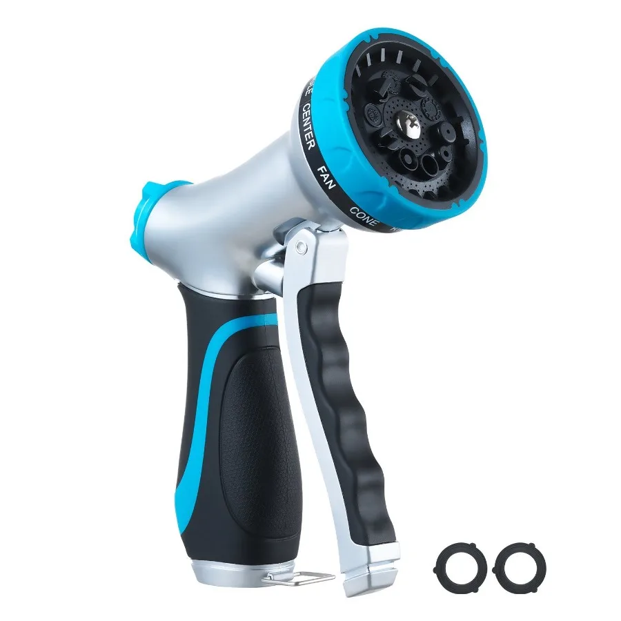 

Hose Nozzle 10 Spray Patterns Garden Hose Nozzle Sprayer for Watering Washing