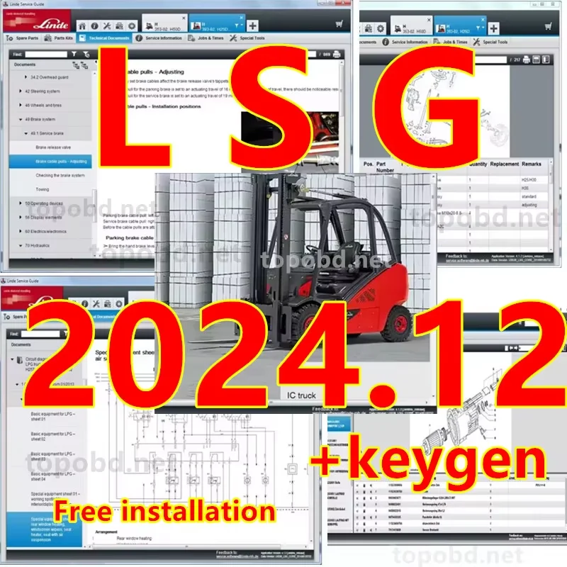 

Linde Service Guide 5.2.2 LSG Manuals Update To [12.2024]