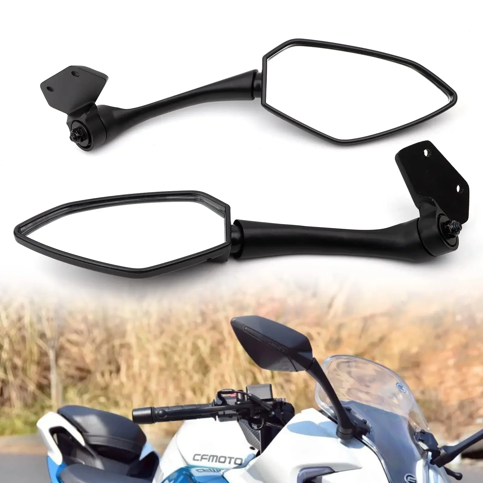 

OEM Left/Right Side View Mirror Special for CFMOTO 300SS,CF250SR 300SR 300NKMotorcycle rearview mirror