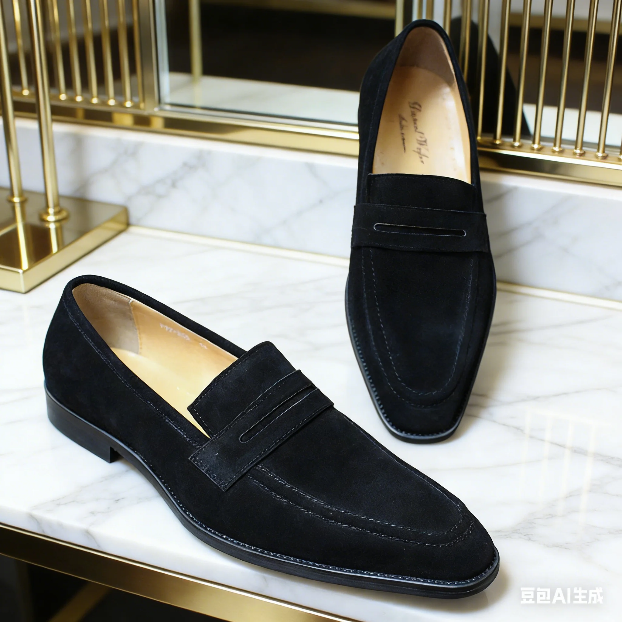 

High Quality Men Suede Loafers Genuine Leather Flat Shoes Fashion Comfortable Men Driving Casual Shoes Luxury Men Moccasins