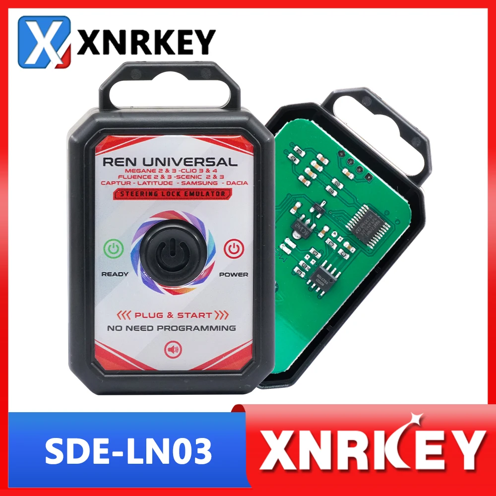 XNRKEY Samsung Universal Steering Lock Emulator for Renault Megane 2 Megane 3 Clio 3 Clio 4 Captur Scenic Fluence 2 Fluence 3