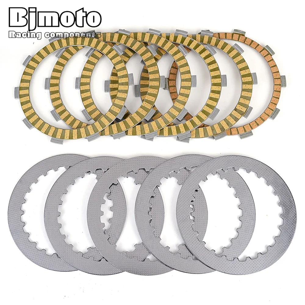 

Motorcycle Clutch Friction Plates For Honda VRX400T NC33 1996 NT400 Bros 400 NC25 VT500 ED EF 22201-MN8-700 22201-ML4-610