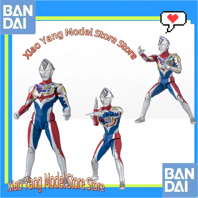 In Stock, Ships Within 24 Hours. Bandai SHF DECA Ultraman Deka Shining Form, New Generation Dyna, Posable Figure Collectible.