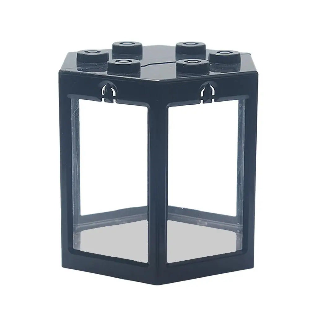 Fish Bowl Kit, Stackable Aquarium Decor DIY Microlandschaft Fish Feeding Box Desktop Ornament