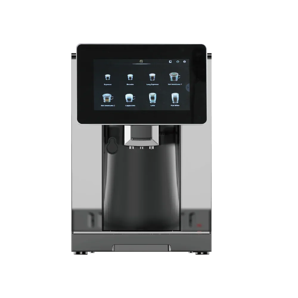 New Design 7" Screen 20+ Beverages 10 User Profiles Double Cappuccino Espresso Fully Automatic Coffee Machine