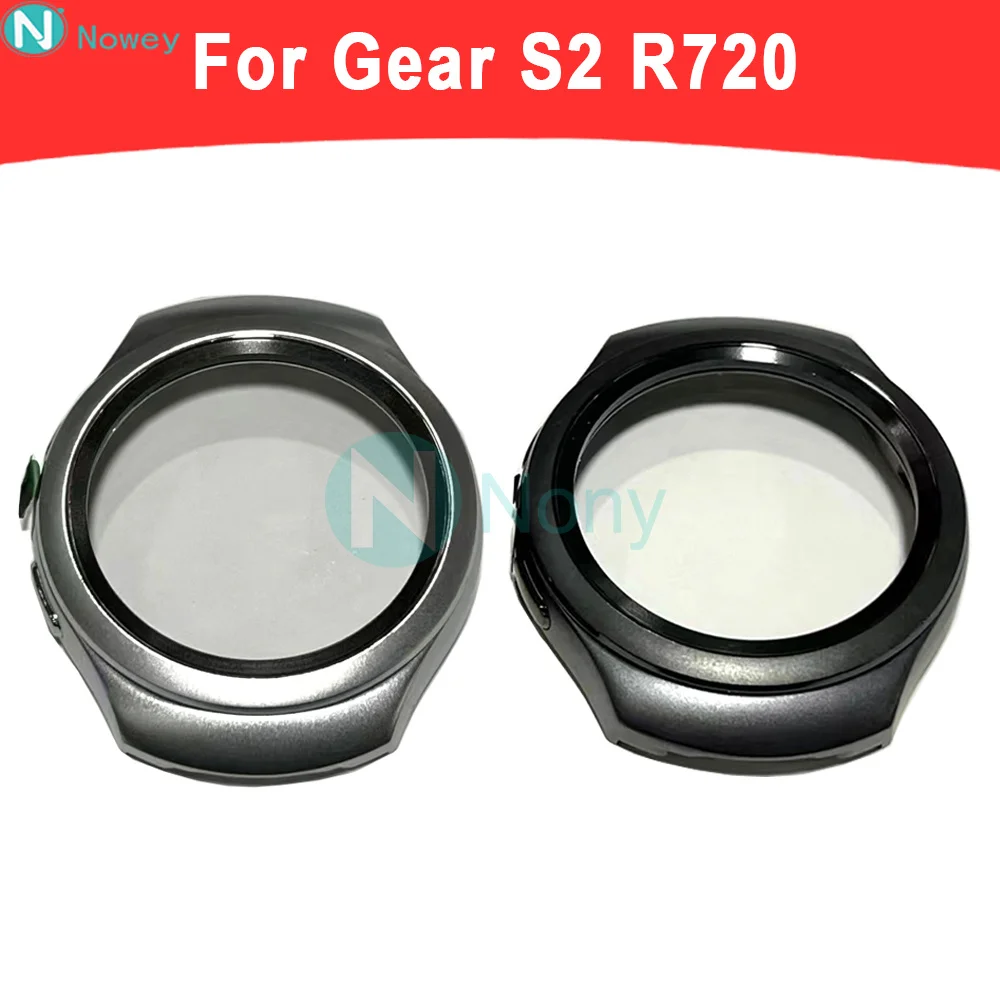 Nowey R720 LCD Display Frame Housing For Samsung Gear S2 SM-R720 Screen Metal Frame Cover Repair Part