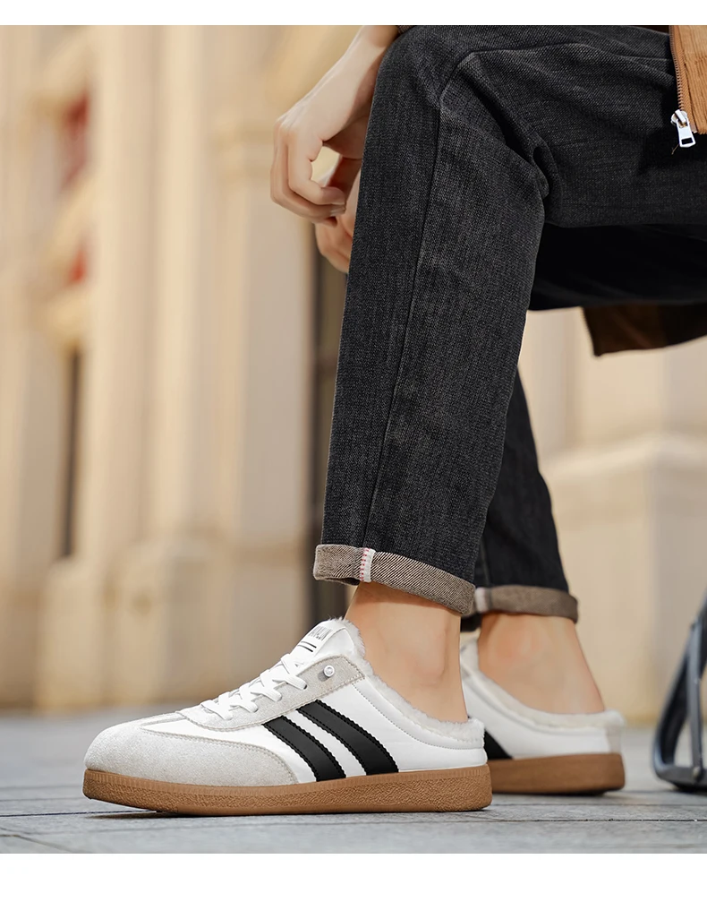 Modische Halbschuhe für Herren, Sommer-Slipper, große Größe 48, Herren-Freizeitschuhe, bequeme Slip-on-Sneaker für den Außenbereich, Herren-Mules – Detail 30