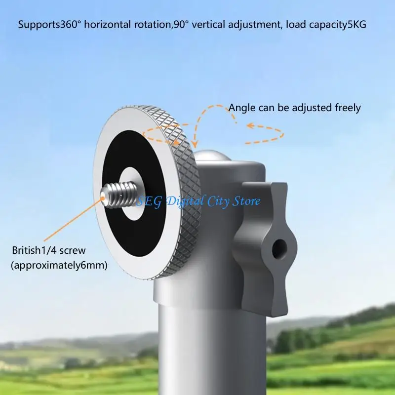 U75B Professional Projector Support With 1/4inch Screw for Camera Camcorder Projector Aluminum Handle Tripod Accessories