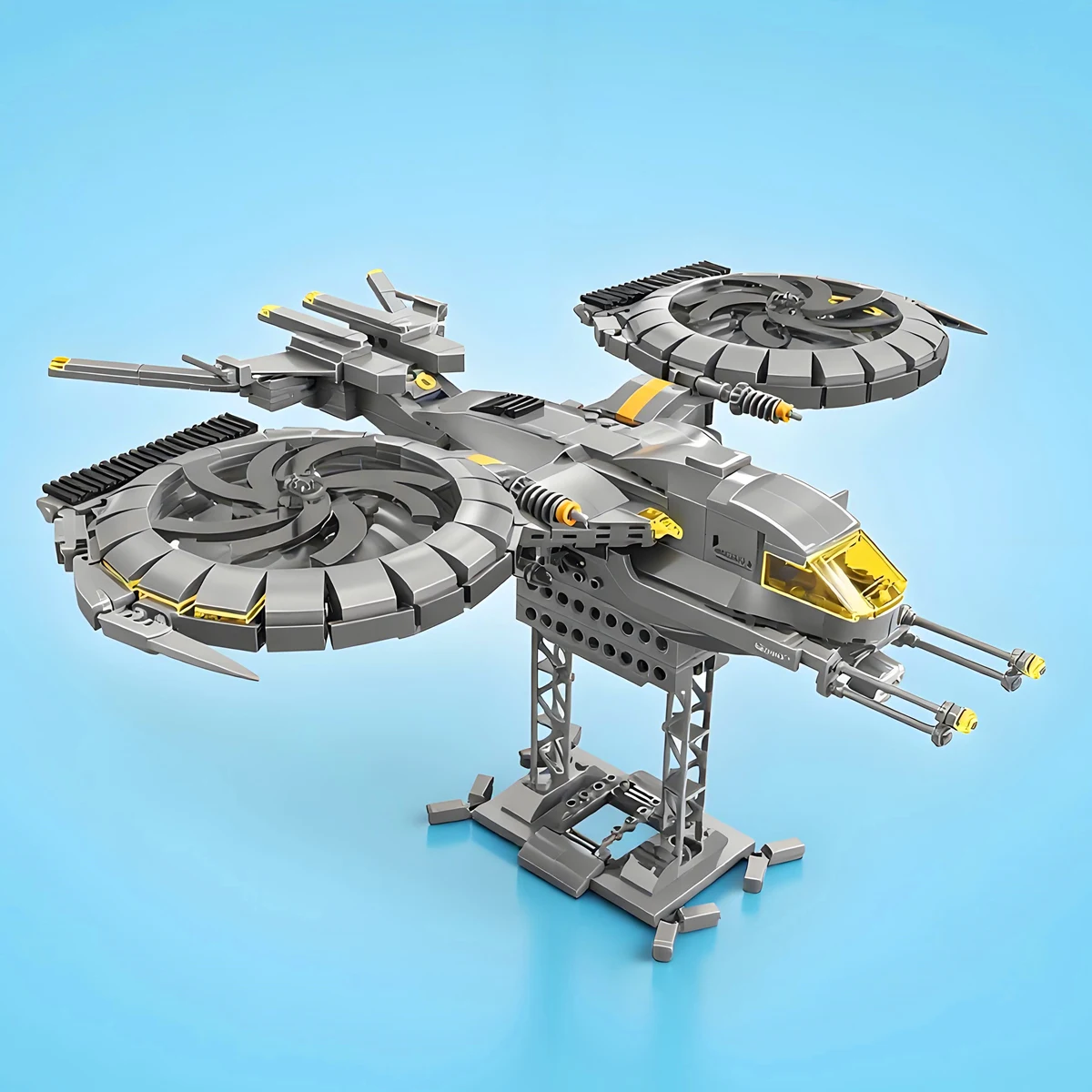 Designer Raptor Attack Aircraft SA-2 Avatar Military Space Star-Fighter Technical Creative Model Building Block Bricks Toy Gift moc