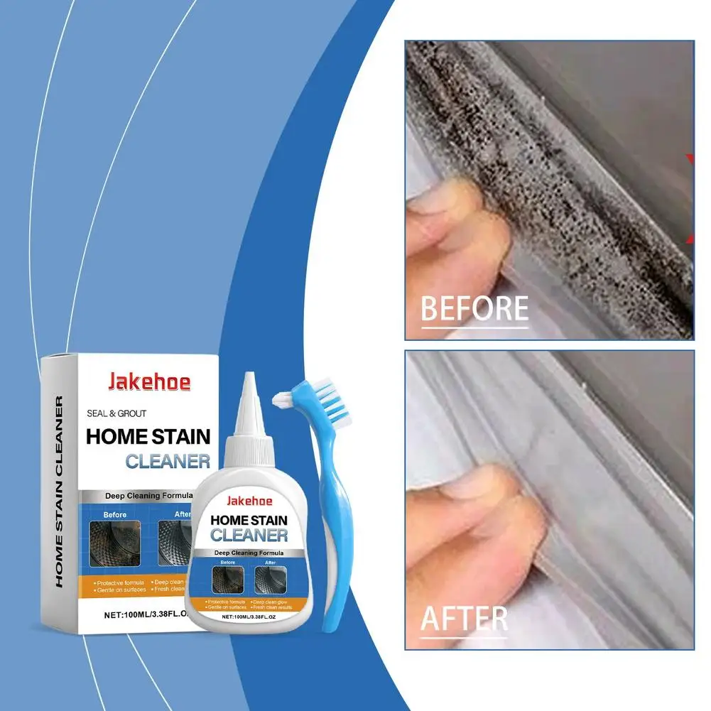 1pcs Household Stain Cleaner Professional Strength Remover Gel Multi-purpose Mildew Repellent Gel for Washing machine Toilet