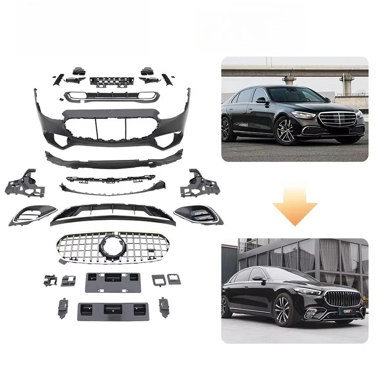 

Factory Mercedes S Class W223 Upgrade S63 Model Front Bumper Accessories for 2021-On Benz S W223 S450 Model Tuning Parts