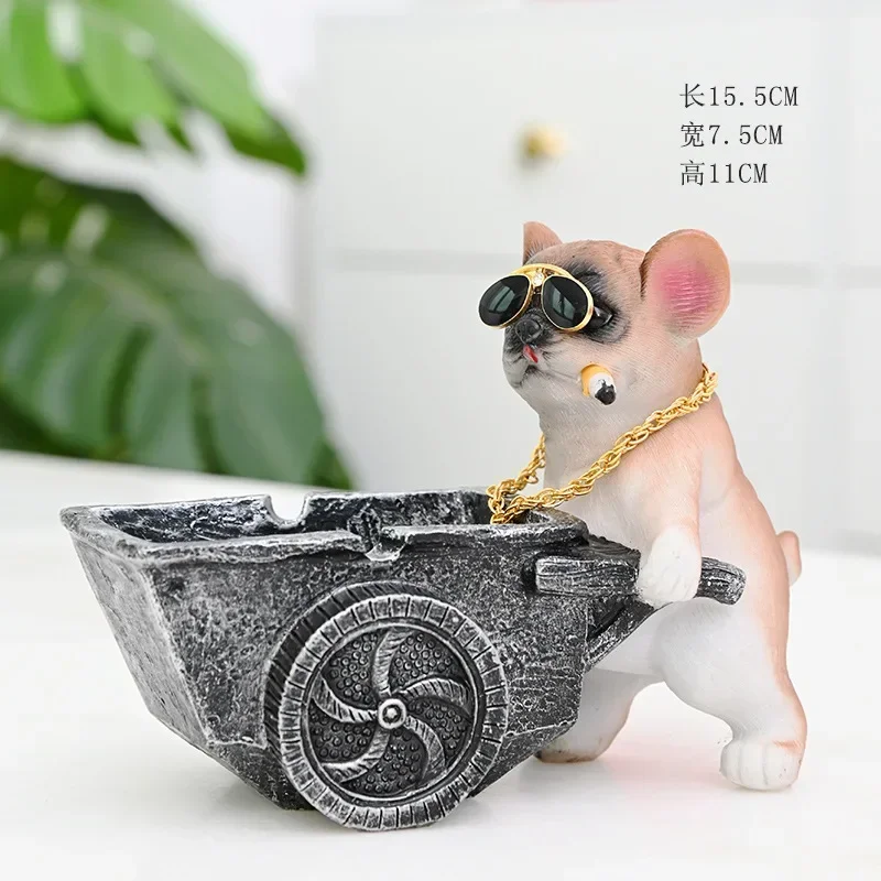 Dog Ashtray Resin Funny Creative Ashtray Ash Tray Cigar Ashtray Smoking Accessories Home Decor Boyfriend Gift