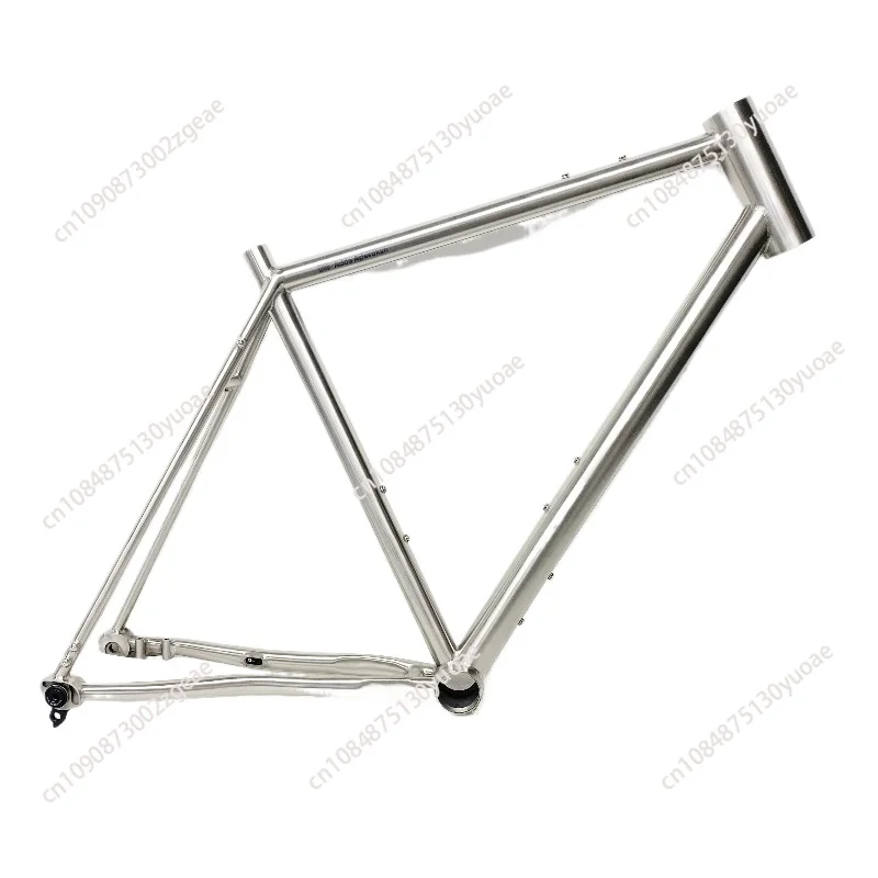 

45C tire integrated head set gravel titanium dirt bike frame
