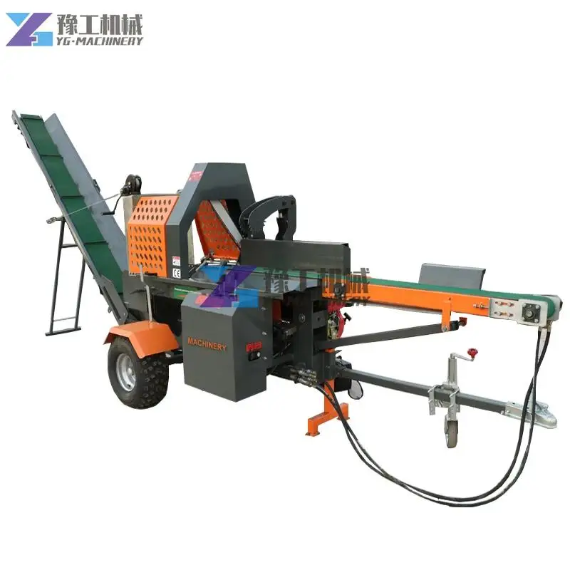 Forestry Machinery Horizontal Log Splitter Electric Wood Splitting Machine Pto Firewood Processor Wood Machine