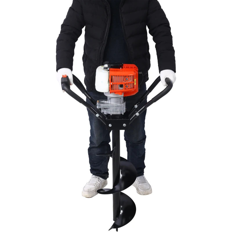 

Control Digger Engine Enhanced Fuel Hole Hole digger Post Post hole Power V-Type 52CC 2 Stroke Gas Post Hole Digger One Man Auge