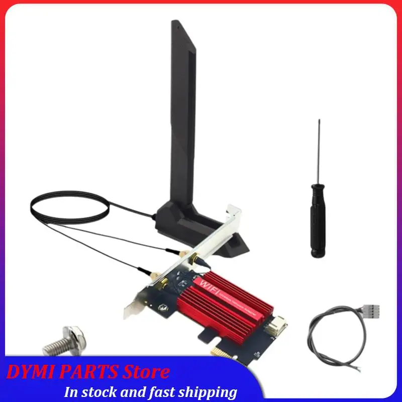 Global Sale-QCNCM865 Wifi 7 PCI-E بطاقة محول سطح المكتب محول الشبكة اللاسلكية 9256Mbps ثلاثي الموجات 2.4G/5G/6Ghz BT5.4 لـ Win10/1