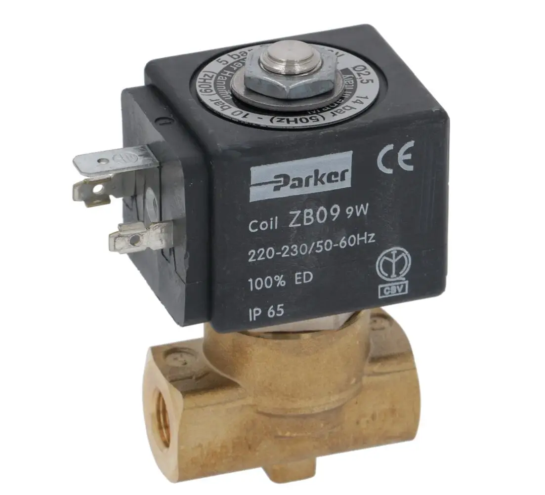 

SOLENOID VALVE PARKER 2-WAY 230V 50/60Hz