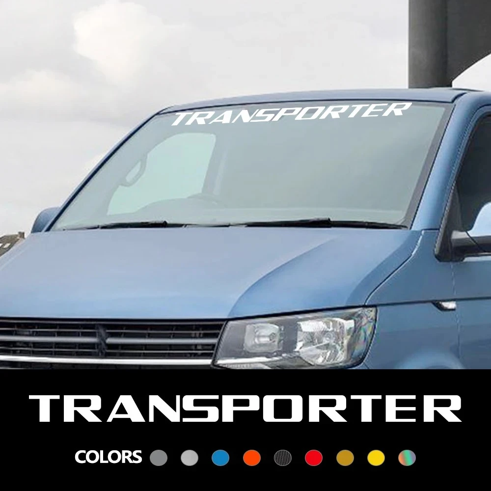 Car Windshield Stickers For Volkswagen VW Transporter T3 T4 T5 T6 Camper Van Custom Graphics Vinyl Decals Tuning Accessories