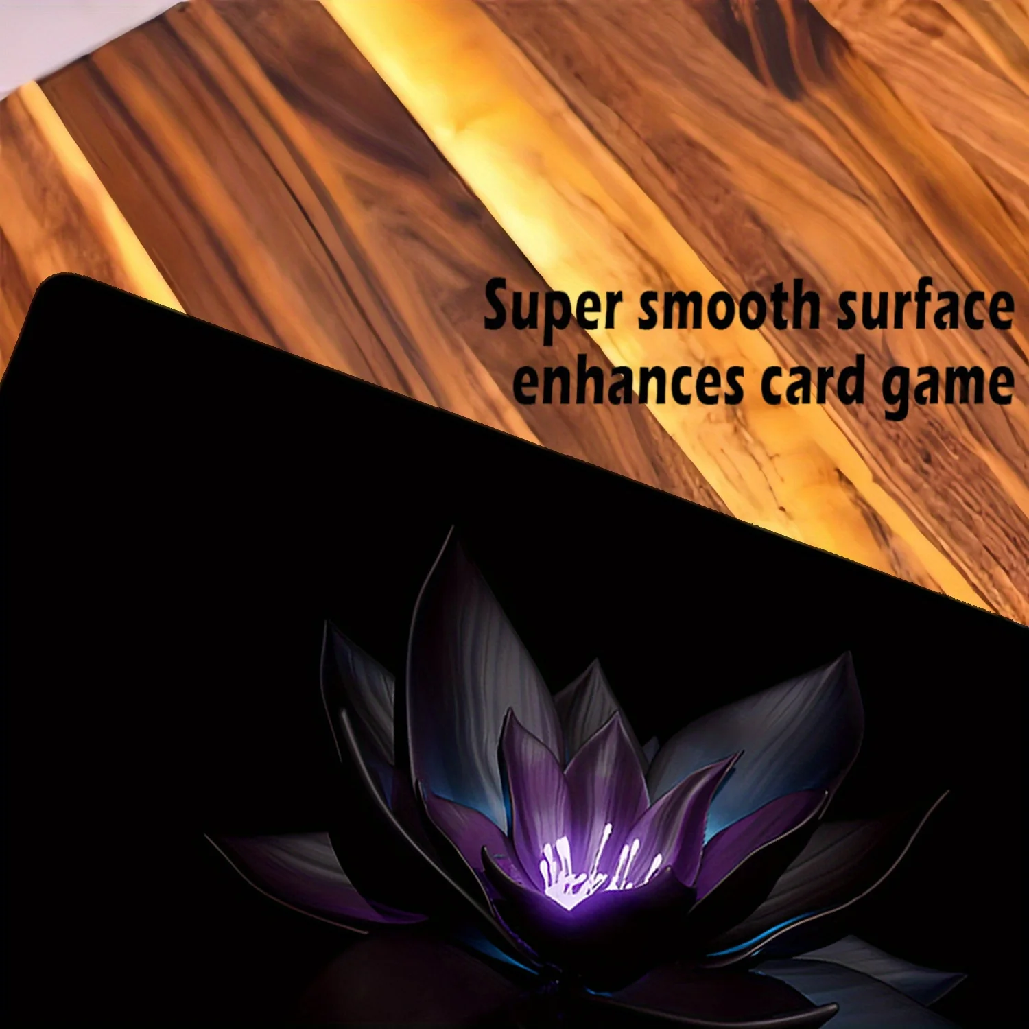 Black Lotus Design Mouse Pad Game Mat Large Computer Office Mousepad Anti-slip Playmat for MTG DTCG CCG RPG Trading Mats 35x60cm