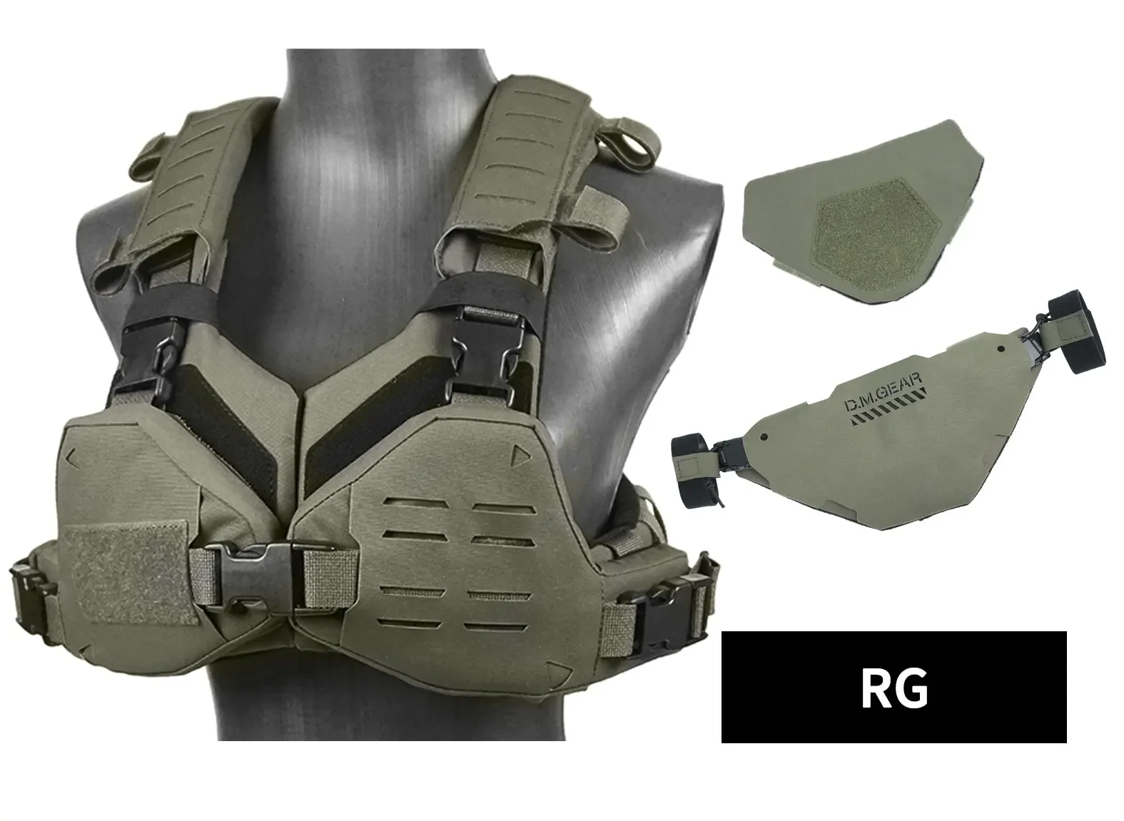 

Tactical Vest Hunting Gear Bikini Set Armor Vest Neck Gaurd Crotch Protection Molle Equipment Lightweight