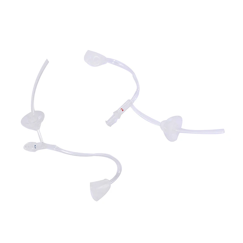 2 قطعة الأذن اليسرى اليمنى السمع استبدال أنبوب سماعة السمع مكبر للصوت أداة