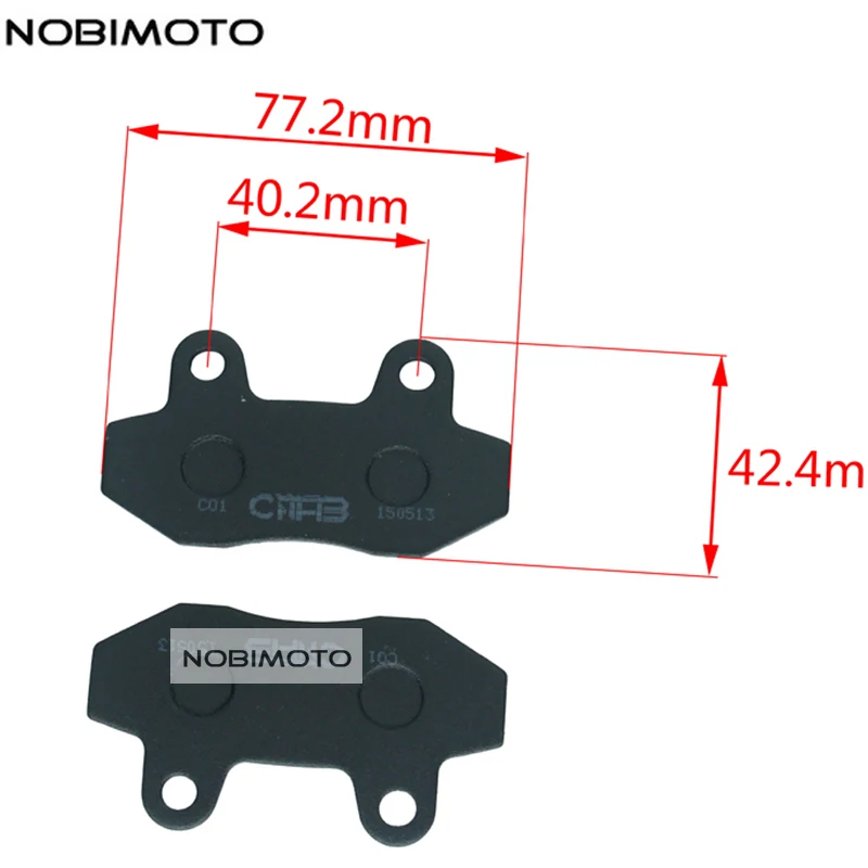 1pair/set Wholesale Price Brake Pads For Chinese Scooter HYOSUNG RX RT GV XRX GT 125 250 Motorcycle QJ ATV Part