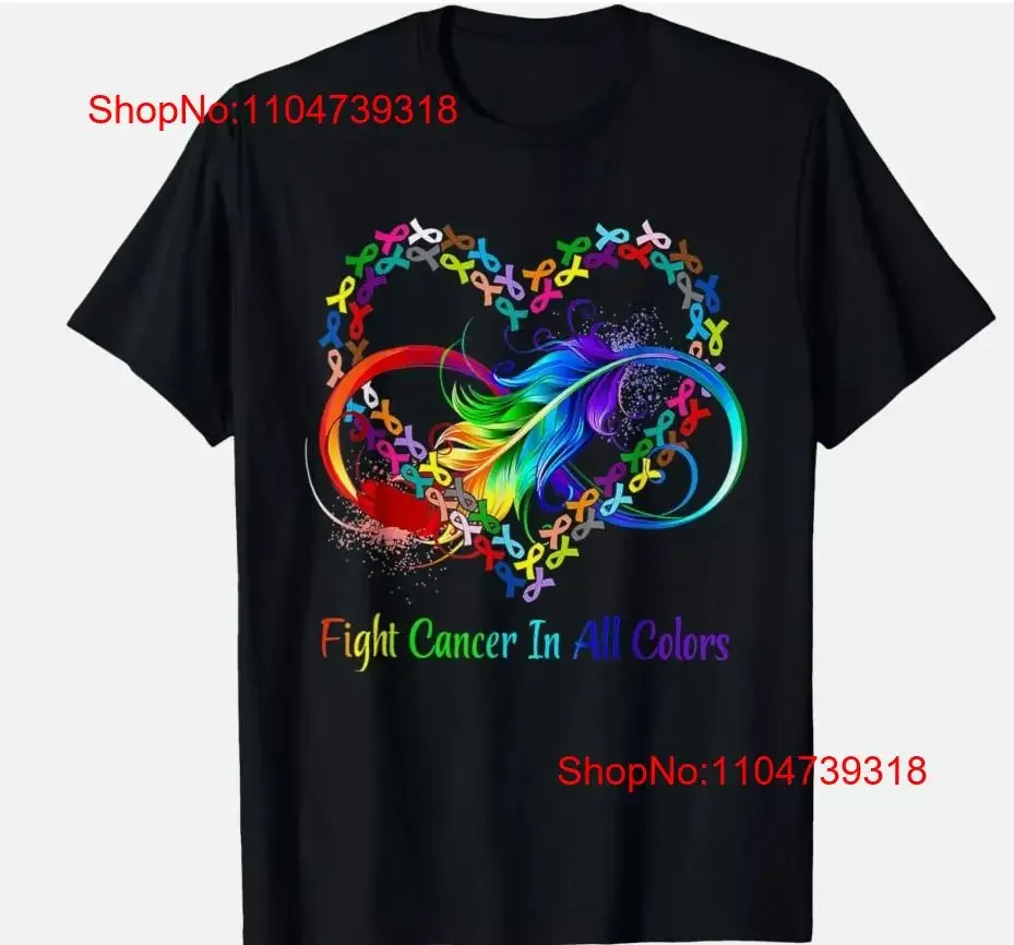 

Cancer Sucks In Every Color Fighter Fight Support The Cance T Shirt vintage Washed Versatile homme Top For Everyday Wear