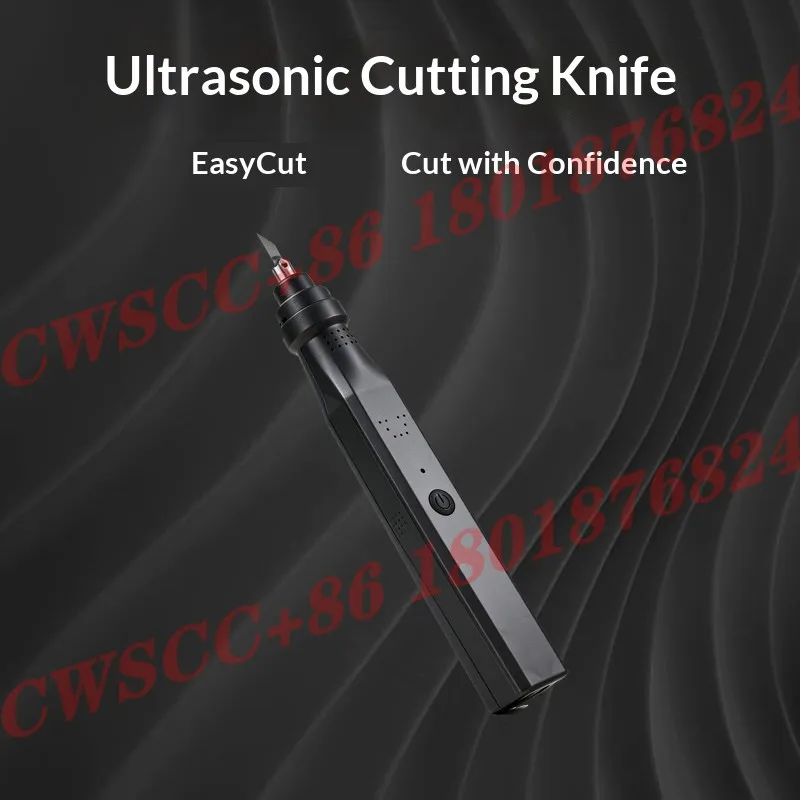 Portable handheld ultrasonic cutter for industrial plastic sprues, resin, carbon fiber, DIY electric engraving tools