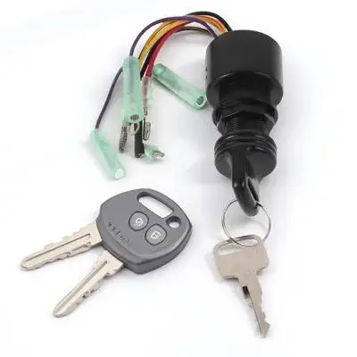 

Ship Ignition Switch 6 Wire Outboard Motor Durable Material Easy Installation Universal Key Starter Boat Engine Part
