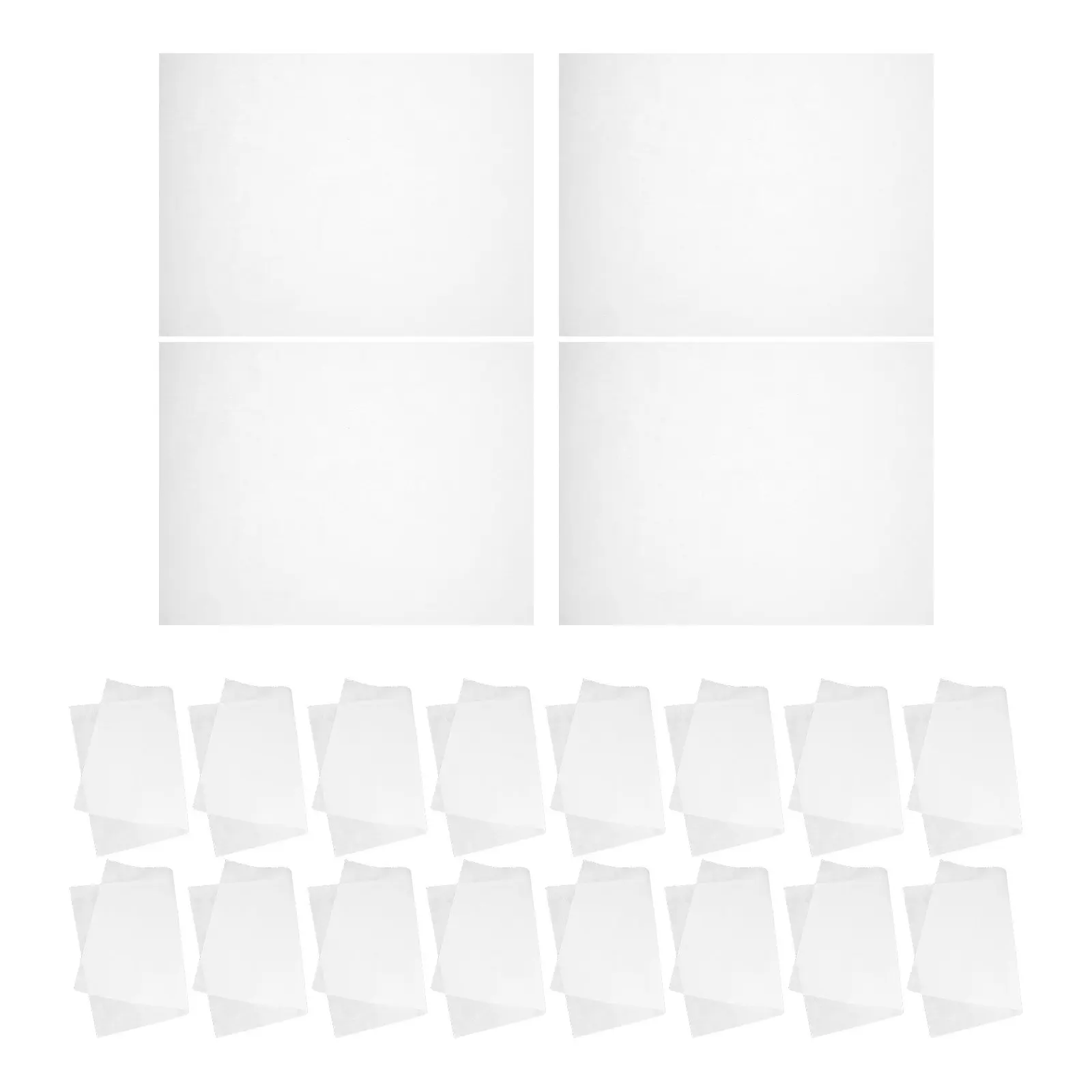 Non-stick parchment paper sheets for baking users to protect bakeware 200 white pre-cut 12x16 inch greaseproof oven liner