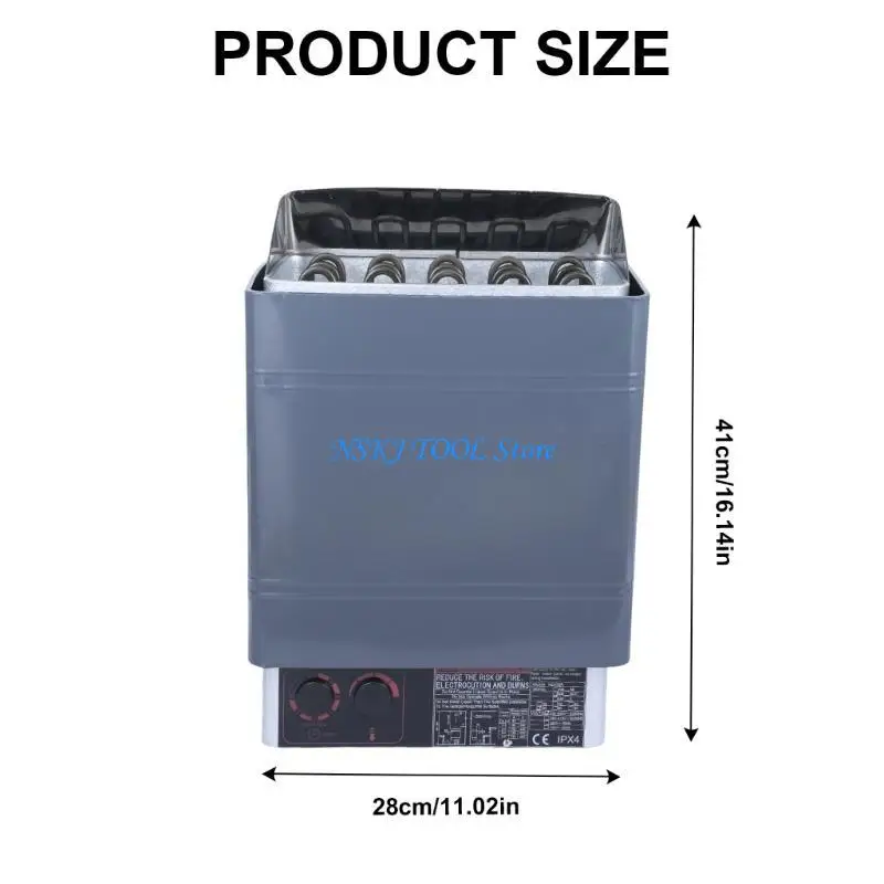 L8RC メタルサウナヒーター、壁取り付け設計および外部制御付き プライベートおよび商用向けの革新的なサウナ加熱装置