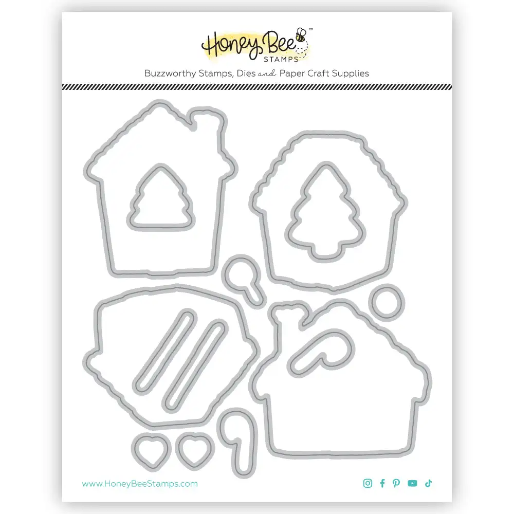 Village House Stamps Cutting Dies for DIY Making Greeting Card Scrapbook Paper Craft Template Supplies Decoration Christmas