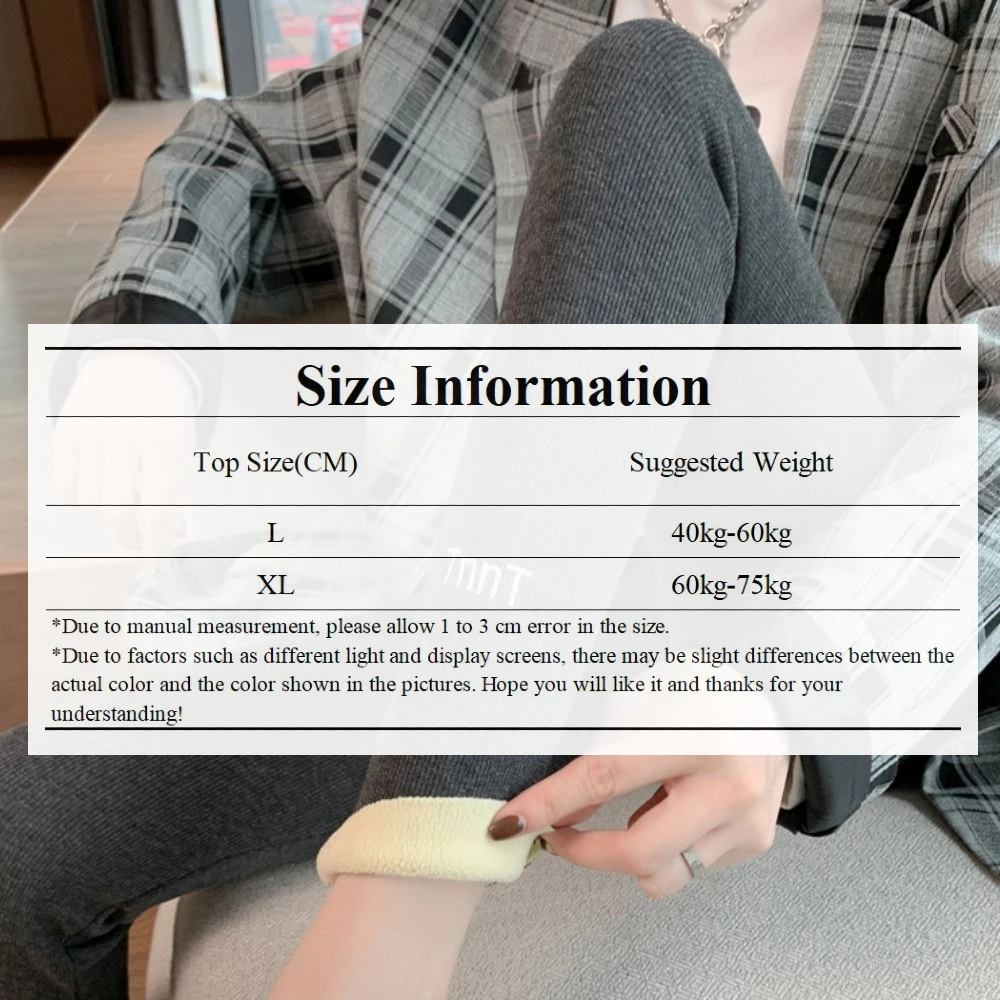 กางเกงเลกกิ้งผู้หญิงลายปัก ผ้าหนา ทรงยาว ใส่ได้ทั้งฤดูใบไม้ร่วงและฤดูหนาว ทรงเข้ารูป