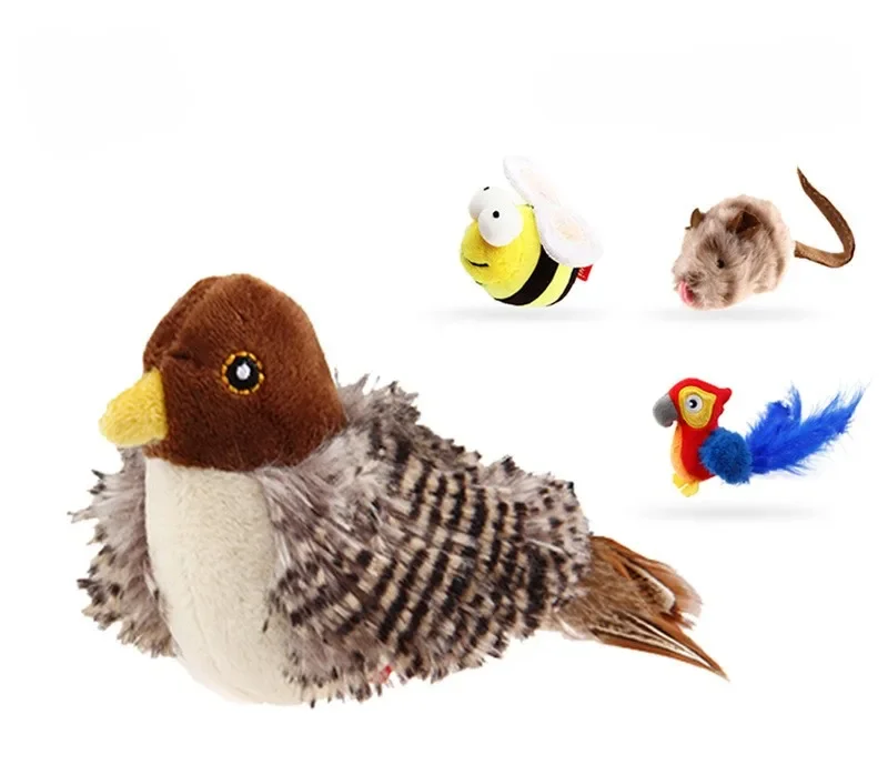 Cat toys, vocalizing mice, birds and bees to relieve boredom in cats, pet supplies, dazzle law prey