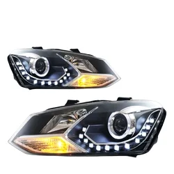 For Volkswagen Polo cross  headlight 2012- 2018 modified headlight assembly front light