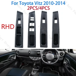 RHD For Toyota Vitz 2010 2011 2012 2013 2014 Window Lift Control Switch Protection Cover Panel Frame 7423152630 7423252570