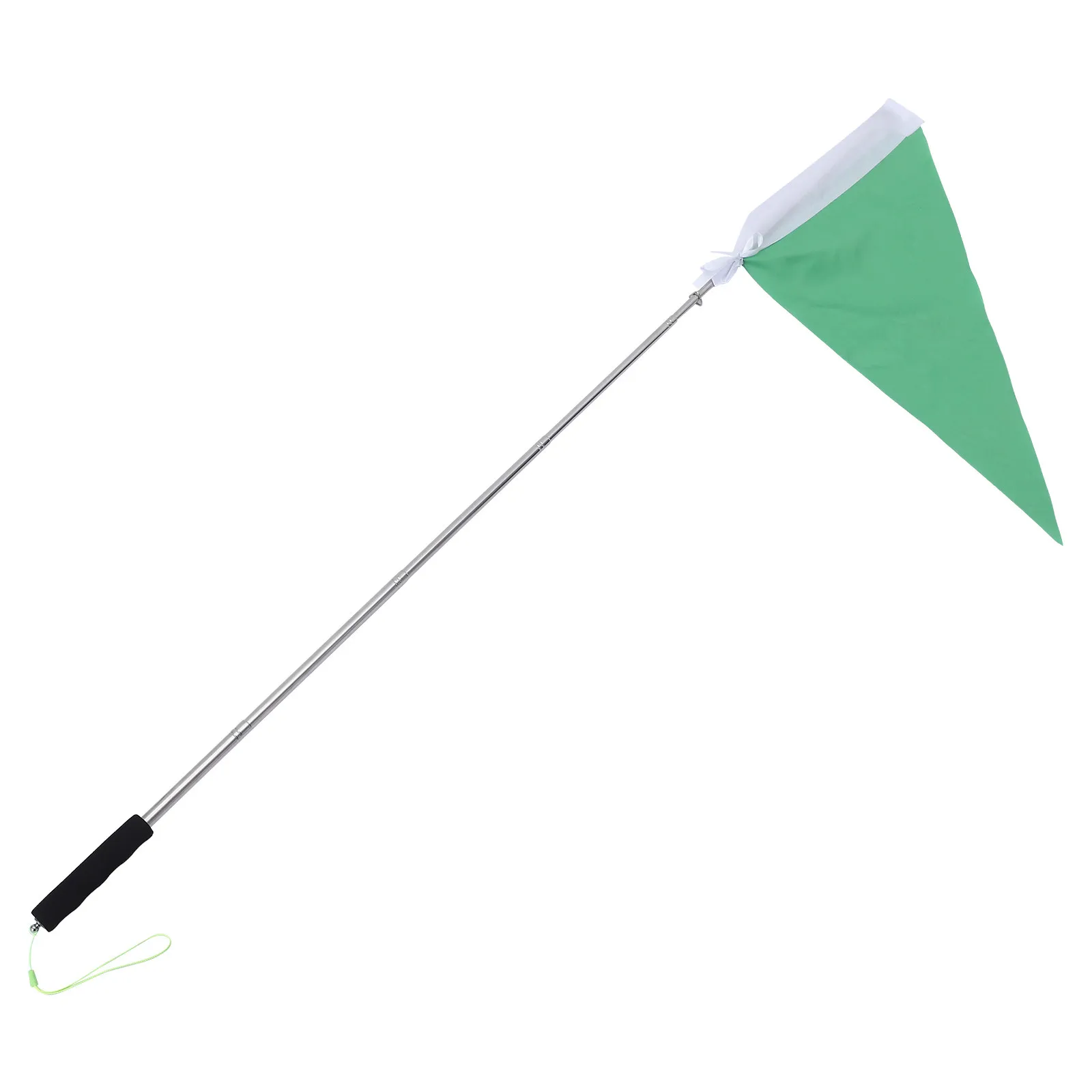 Bright Color Reusable Tour Guide Flag with Non Slip Telescopic Flag Pole Portable Foldable Lightweight for Travel Events