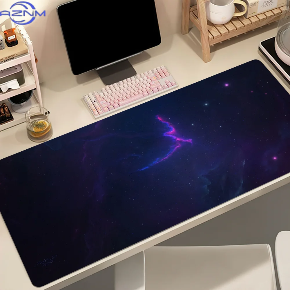 Space Universe Galaxy Nebula  Mouse Pad Non-slip Thickened MousePad Student Gaming Cushion Large Writing Lockedge Office