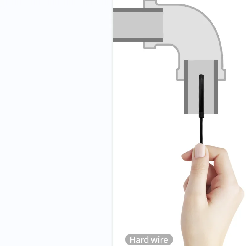 Endoscope USB/Type-C à fil long, étanche, avec caméra d'inspection intégrée, légère, tactile et solitaire, pour utilisation sur plusieurs appareils